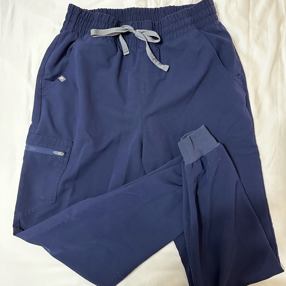 Figs high waisted Zamora joggers (old style) in Navy